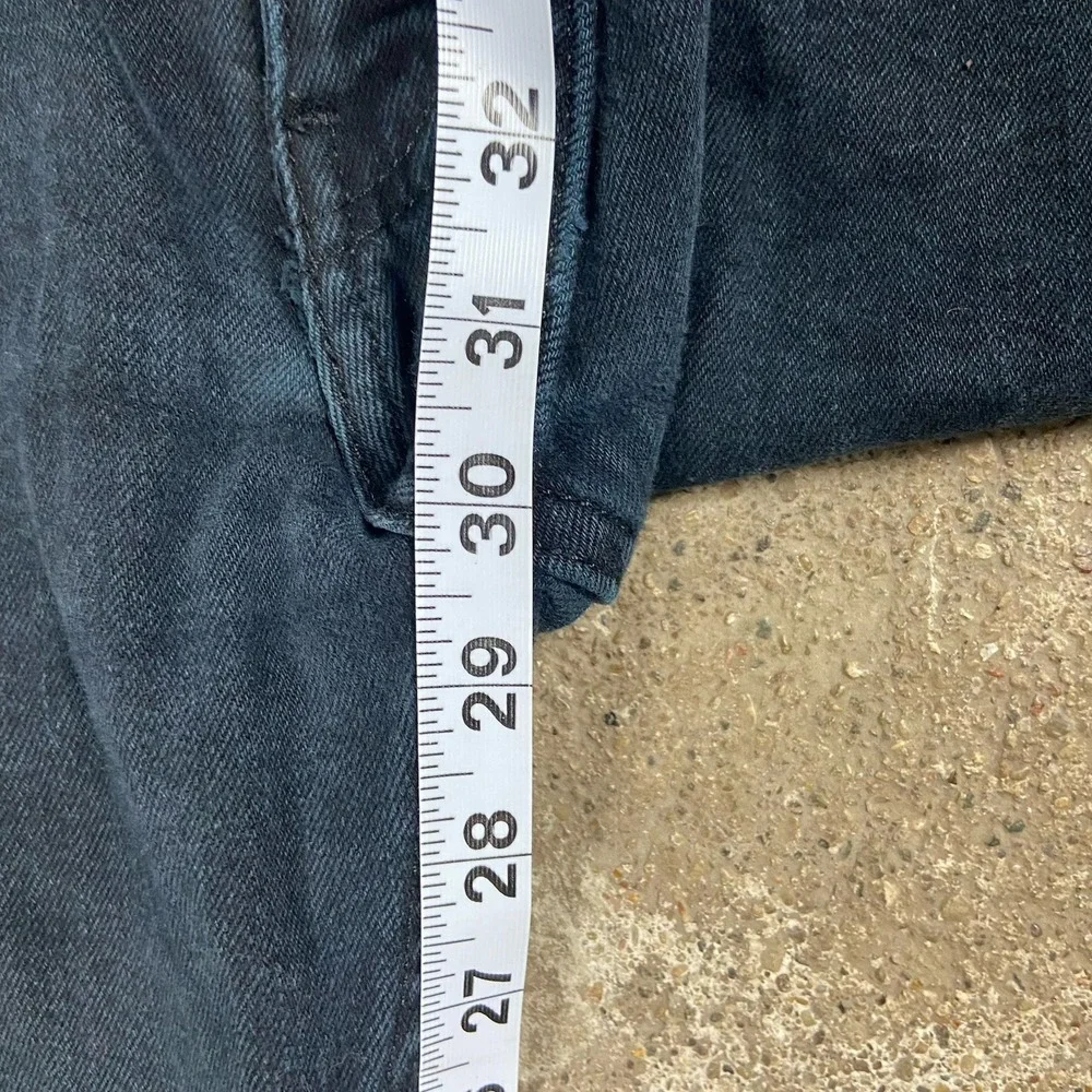 Levi's 511 Jeans Size 34x30 Black Denim Dark Wash Slim Fit Narrow Leg Zip Fly